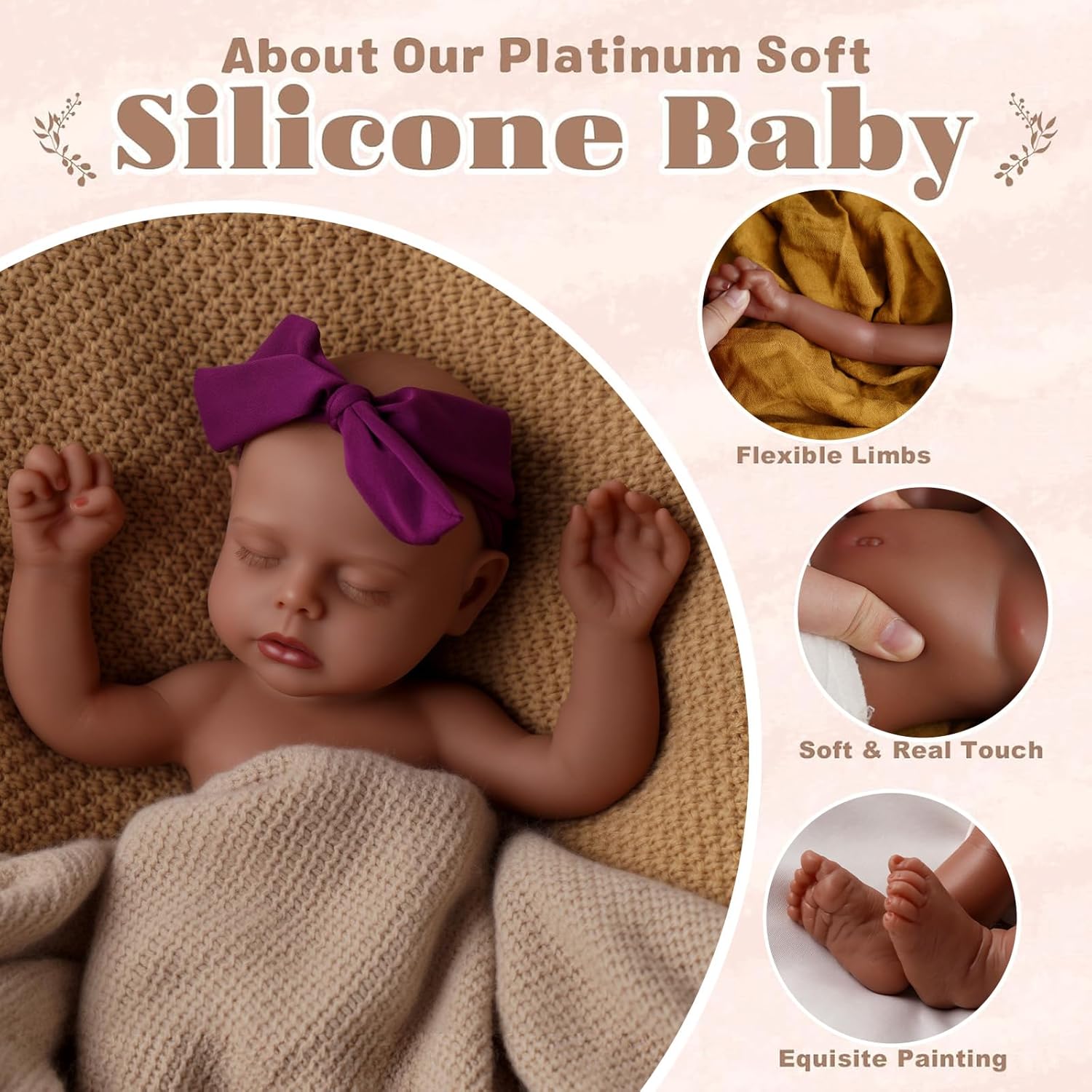 Angel Kiss® Lifelike Reborn Baby Girl Doll - Amelia