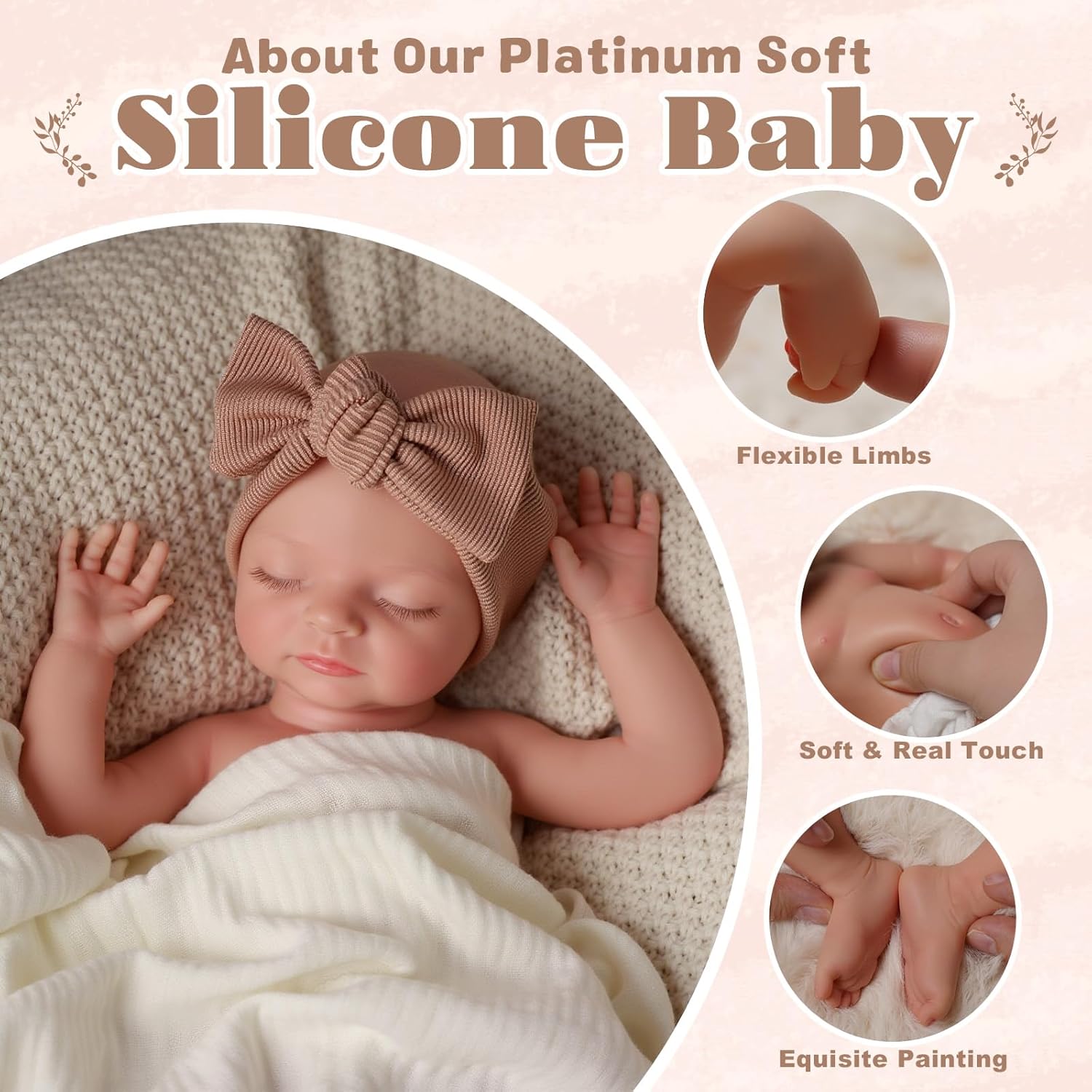 Angel Kiss® Lifelike Reborn Baby Boy Doll - Rowan
