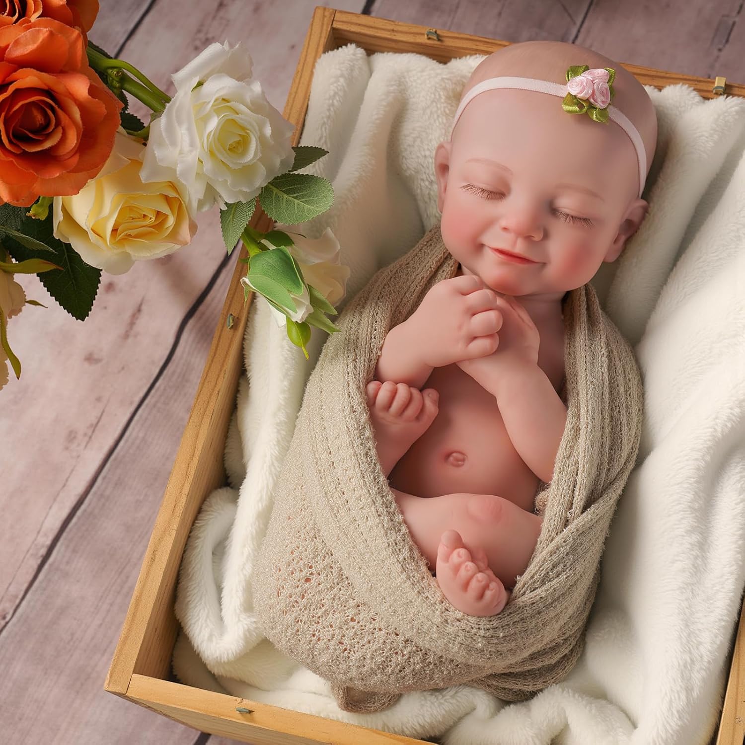 Angel Kiss® Lifelike Reborn Baby Boy Doll - Liam.